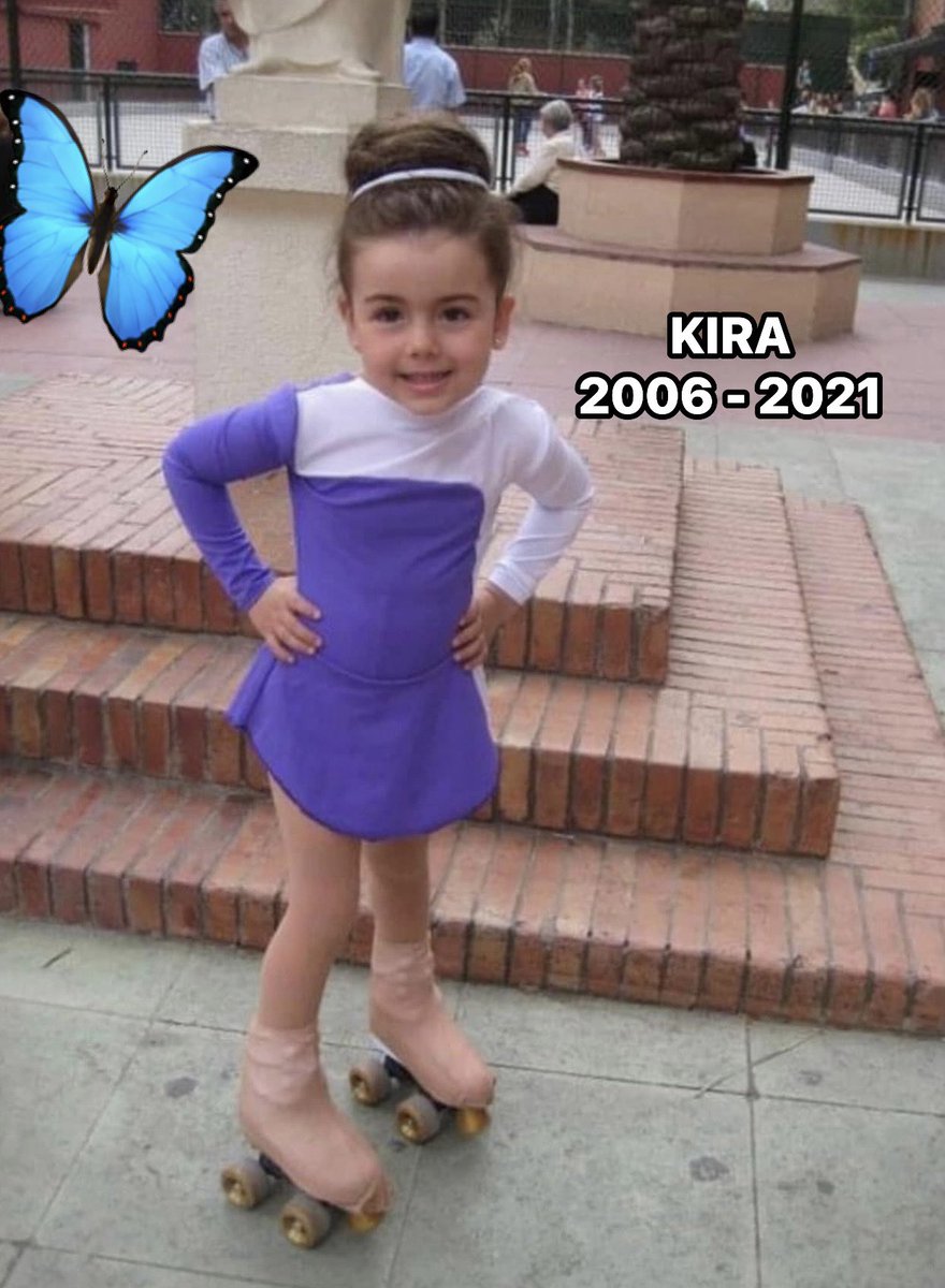 MaryJoLo70's tweet image. 💔Esta foto de Kira esconde una de las primeras agresiones que sufrió en el colegio Manyanet Sant Andreu de Barcelona. Le habían cortado la coleta entera en clase con unas tijeras y el pelo no le llagaba para el recogido que debía llevar para el festival de patinaje del colegio.…