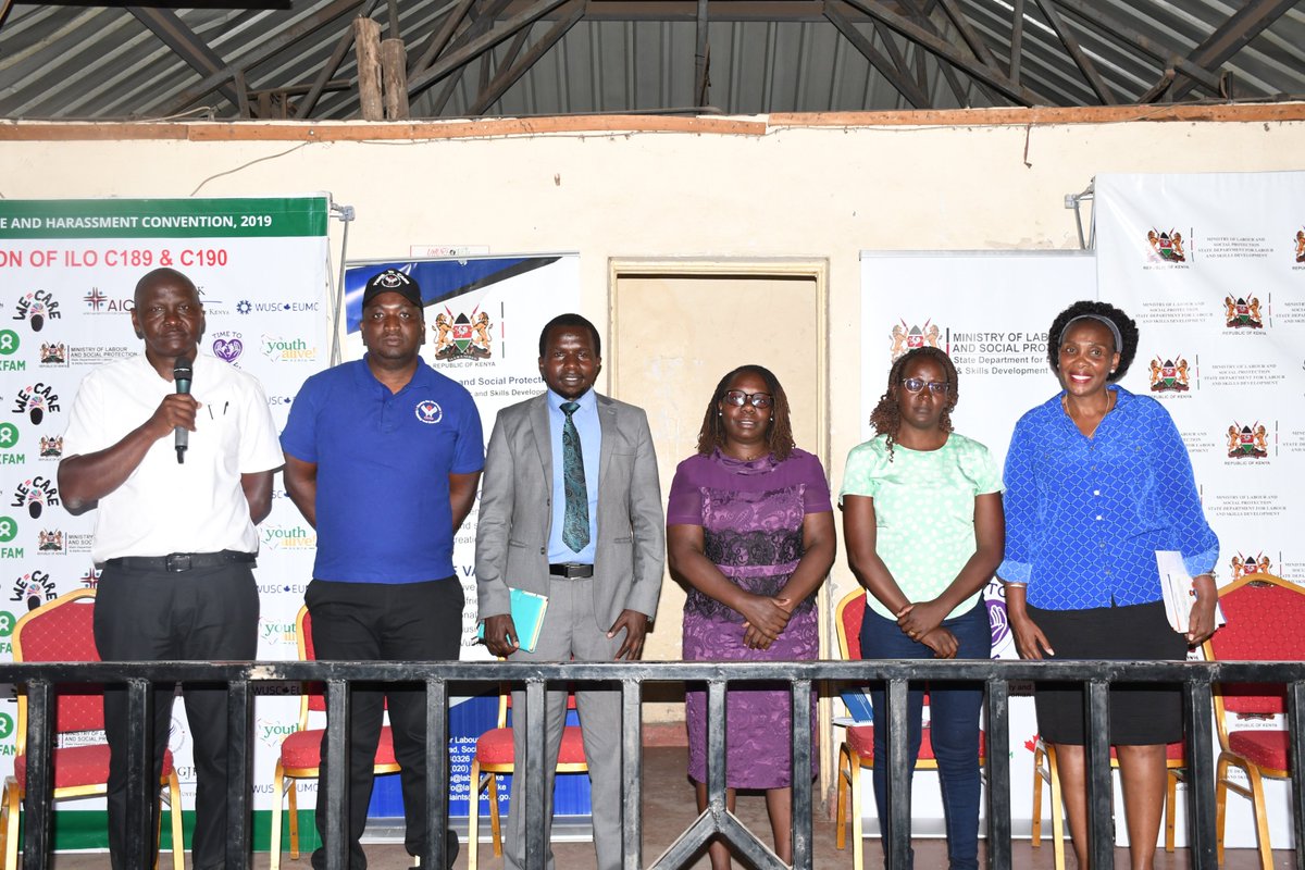 Today at Shabab Social Hall, Nakuru County, we brought together domestic workers, partners, and stakeholders to center workers’ voices and shape the future of care work.

Organized by the Ministry of Labour and Social Protection with partners <a href="/CDTDKenya/">CDTD</a> , <a href="/oxfamkenya/">Oxfam Kenya</a>  &amp;