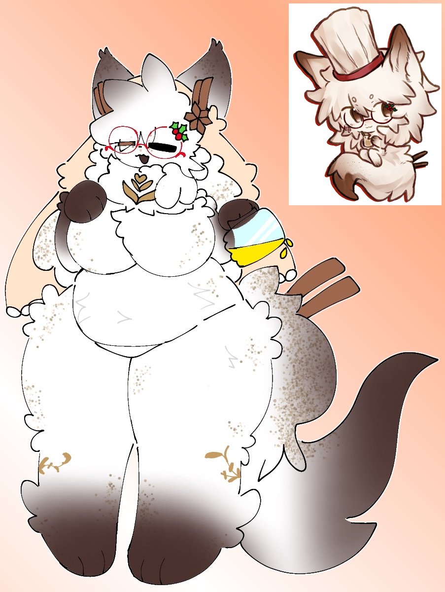 Kituwu__'s tweet photo. Eggnog comm https://t.co/hsAotH3yB1