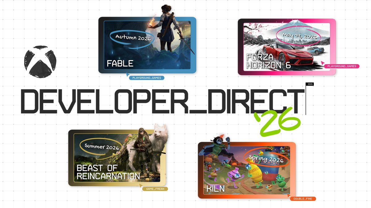 XBOX's tweet photo. And that's it for this year's #DeveloperDirect!

Now for the hard part: waiting to play everything 😭 https://t.co/OBrn1ea6aW
