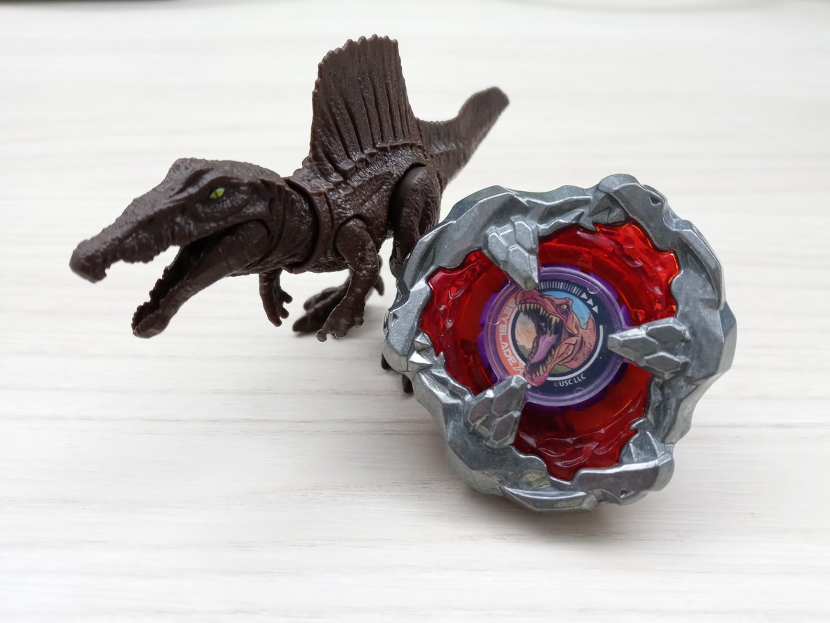 My partner for today is my trusty Spinosaurus on 1-60L #beyblade #BEYBLADEX