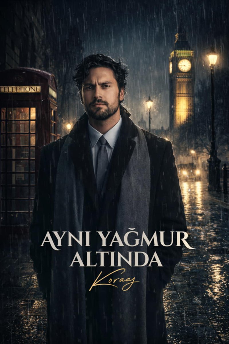 LuneAkila48555's tweet photo. Koray's clothing style suits the atmosphere of London, his mystery resembles the dark streets of London that you don't know what they hide 🖤 #TaroEmirTekin
#AynıYağmurAltında https://t.co/2zAL0R95JE