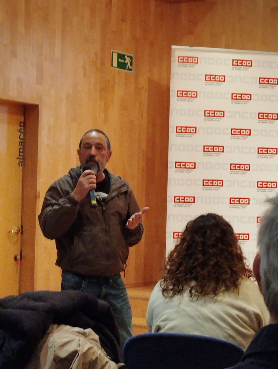 AMORCCOO's tweet image. Asamblea de @CCOOSoria 
Con la Secretaria General @menciso_1ccoo 
 Nos visita la Secretaria CyL @AnaAnamuros y su Ejecutiva 
Hoy @JaviMoreCCOO está en casa,en su tierra.