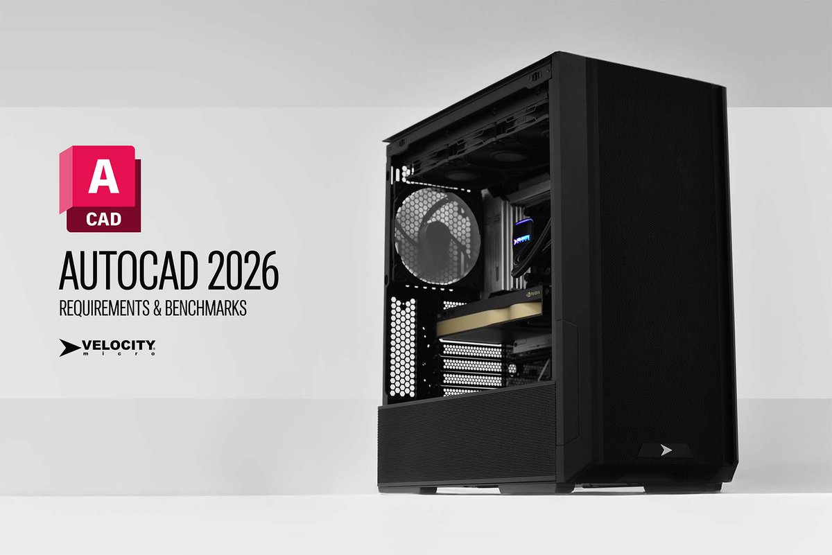 VelocityMicro's tweet image. In our latest blog post, we dive deep into AutoCAD 2026 system requirements to make sure you have the ideal hardware for both 2D and 3D designs. #WorkstationPC tinyurl.com/jjdrxjeh
