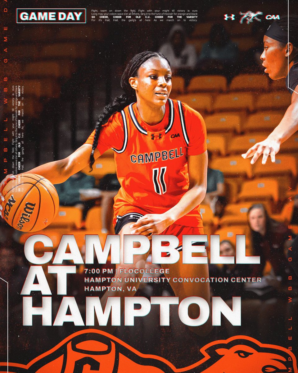 GoCamelsWBB's tweet image. GAME DAY ‼️

🆚 | Hampton
🕖 | 7:00
📺 | @FloCollegeHoops 

#SweatAndServe | #RollHumps 🐪🏀