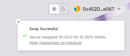 kEEus9's tweet photo. Swap done ✅
Value stays calm 😌
That’s the point😎
@MentoLabs https://t.co/MT2cLWRDnp