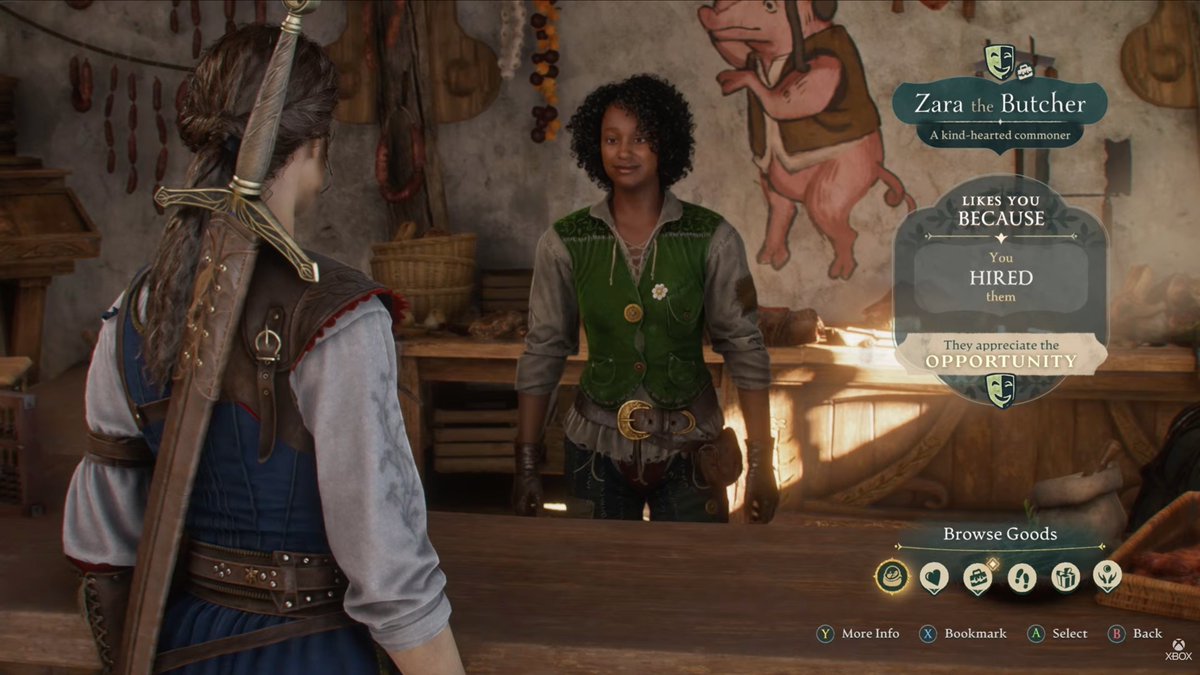 SynthPotato's tweet image. We finally got a proper look at FABLE and it looks magnificent, this is a ridiculously detailed RPG and a real GOTY contender. 

Here are the highlights:

- Character Creation CONFIRMED, Play as any character you want, and customize their outfits

- “The living population”…