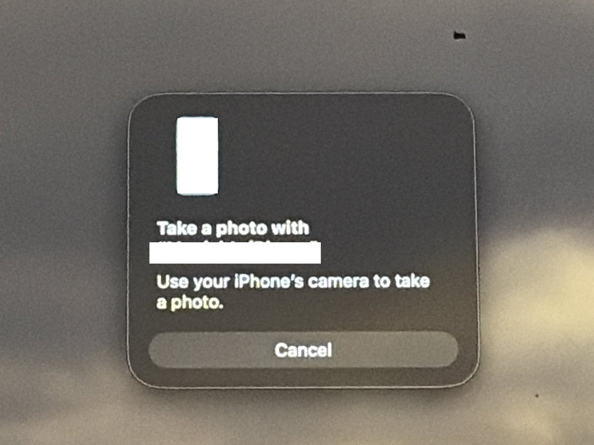 took with iPhone from Mac