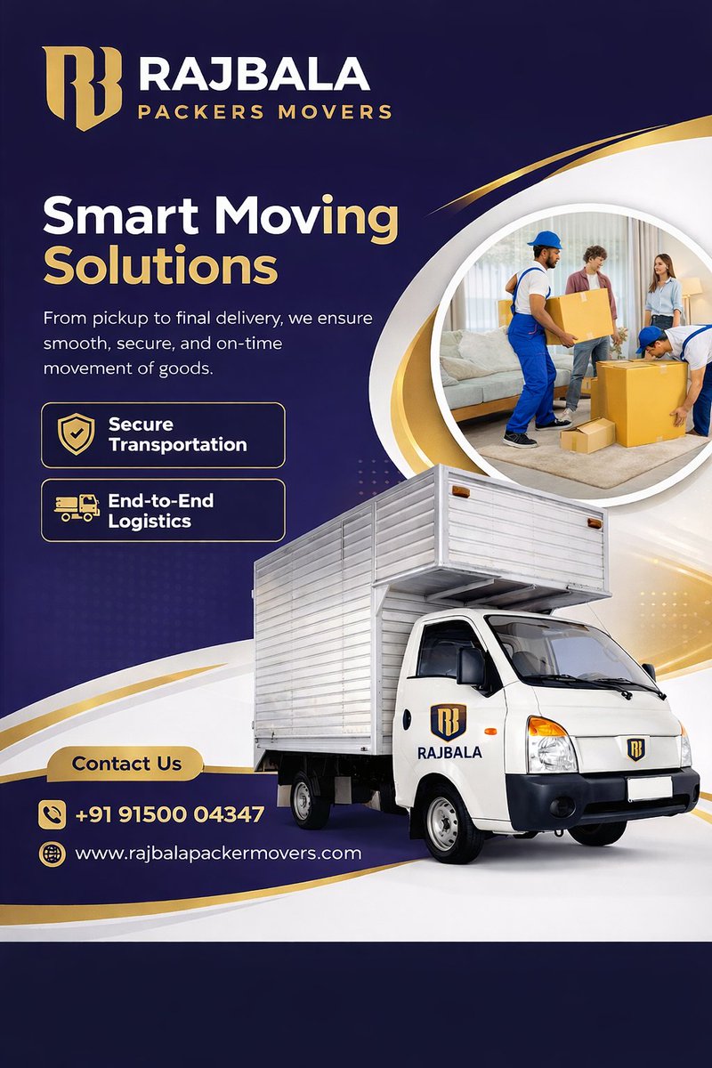 RPackersmovers's tweet photo. ✅ Household Goods Shifting
✅ Local &amp; All-India Transportation
�� Car &amp; Bike Transportation
✅ Loading &amp; Unloading
✅ Secure Packing &amp; Insurance
✅ Warehousing &amp; Tracking
📞 Call Us: 9150004347
🌐 Website: https://t.co/iT5WQUrlJB
✨ Your move, our responsibility. https://t.co/awhSHYxHwx
