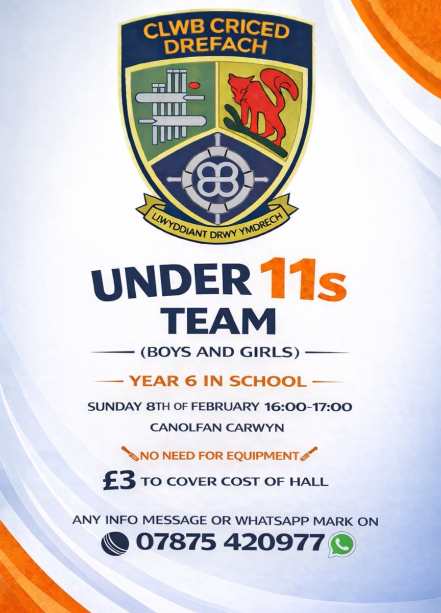 Our U11s team will continue again this season..If intrested to train and play Contact us 🏏🏏