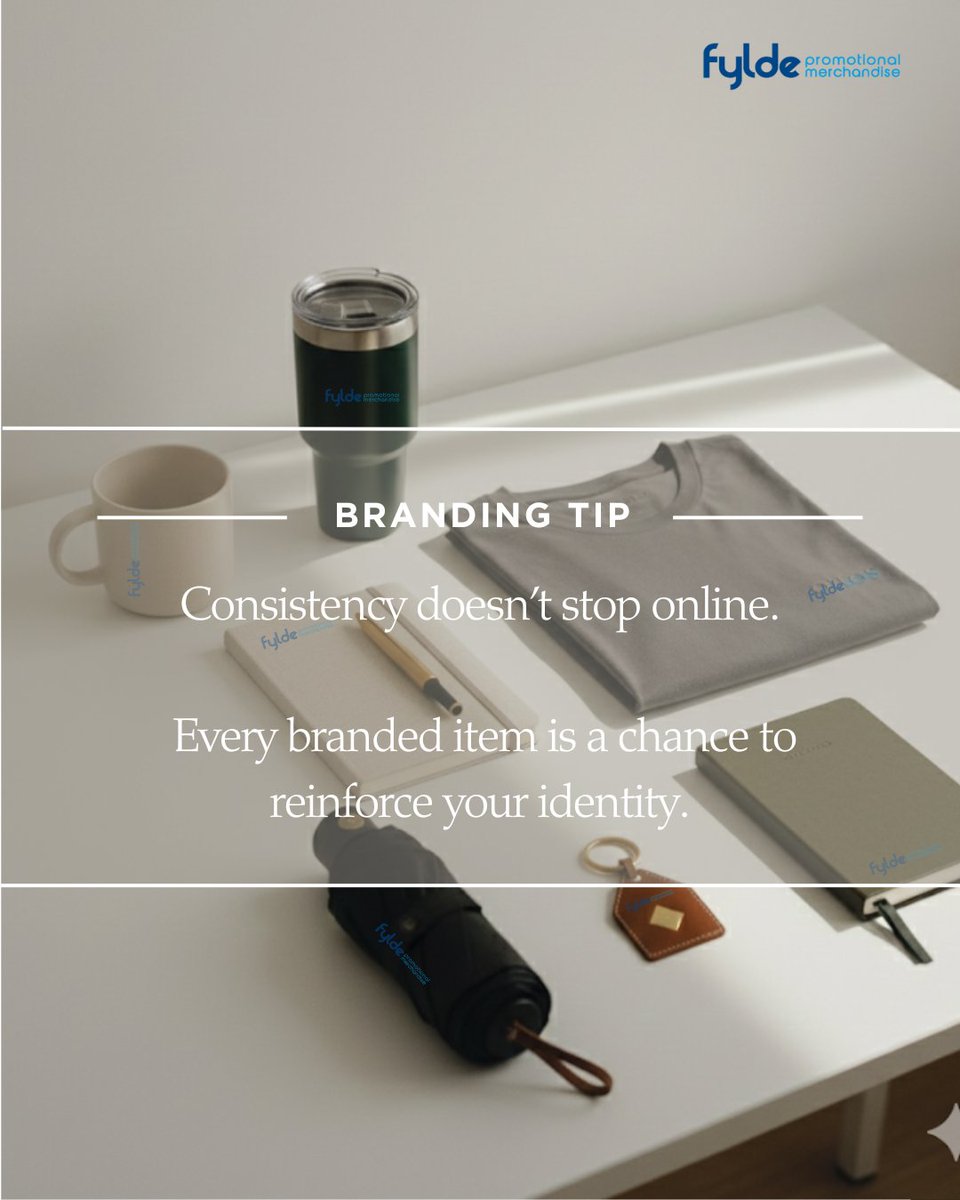 Consistency matters—especially offline.
Branded merchandise keeps your business visible, useful, and remembered.

2026 is the year of intentional branding.

#PromotionalMerchUK #BrandVisibility #MarketingUK #UKBusiness #BrandRecall #BusinessTips