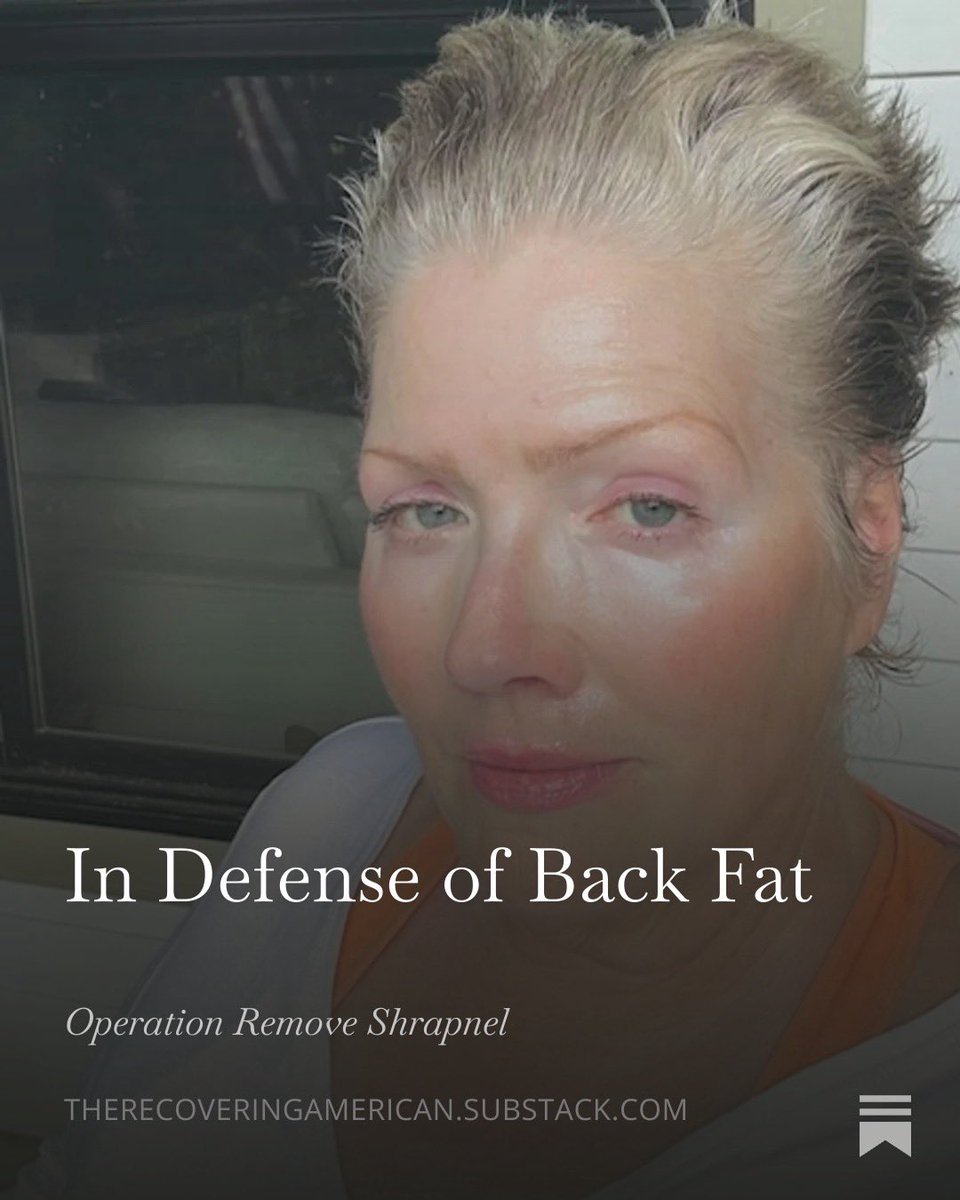 StaceyMorris11's tweet image. Ever just get tired of the unrealistic and misogynistic standards heaved upon women and how we are supposed to look?

#BodyImage #Shame #SelfLove 

open.substack.com/pub/therecover…