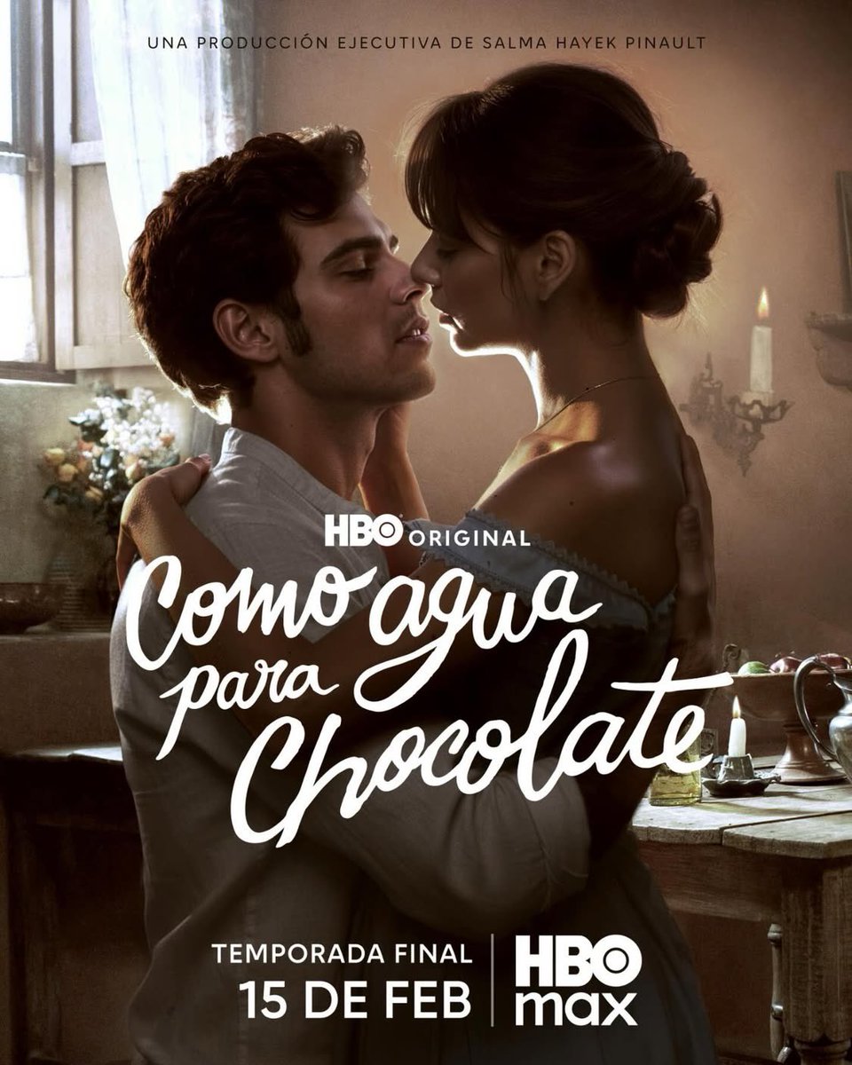 📸| Poster oficial de la segunda temporada de “como agua para chocolate” disponible el 15 de febrero por <a href="/hbomaxlat/">HBO Max Latinoamérica</a>