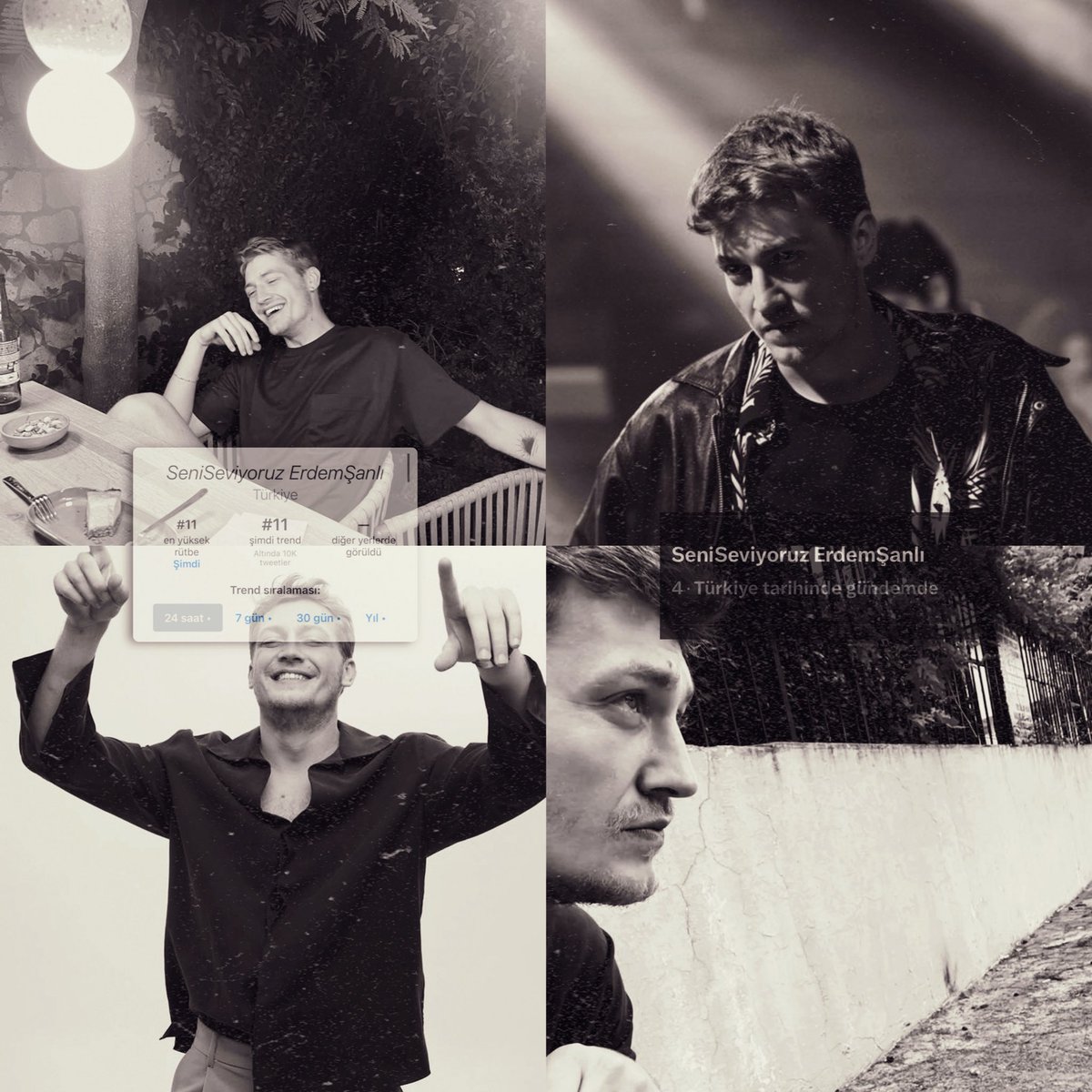 Erdem’e desteğimizi hissettirmek için yapmış olduğumuz etkinliğimize katılan herkese çok teşekkür ederiz. 🫶🏻 
Türkiye gündeminde 4. sırada yer aldık. 
Her zaman yanındayız. 🤍 <a href="/erdemsanli35/">erdem şanlı</a>