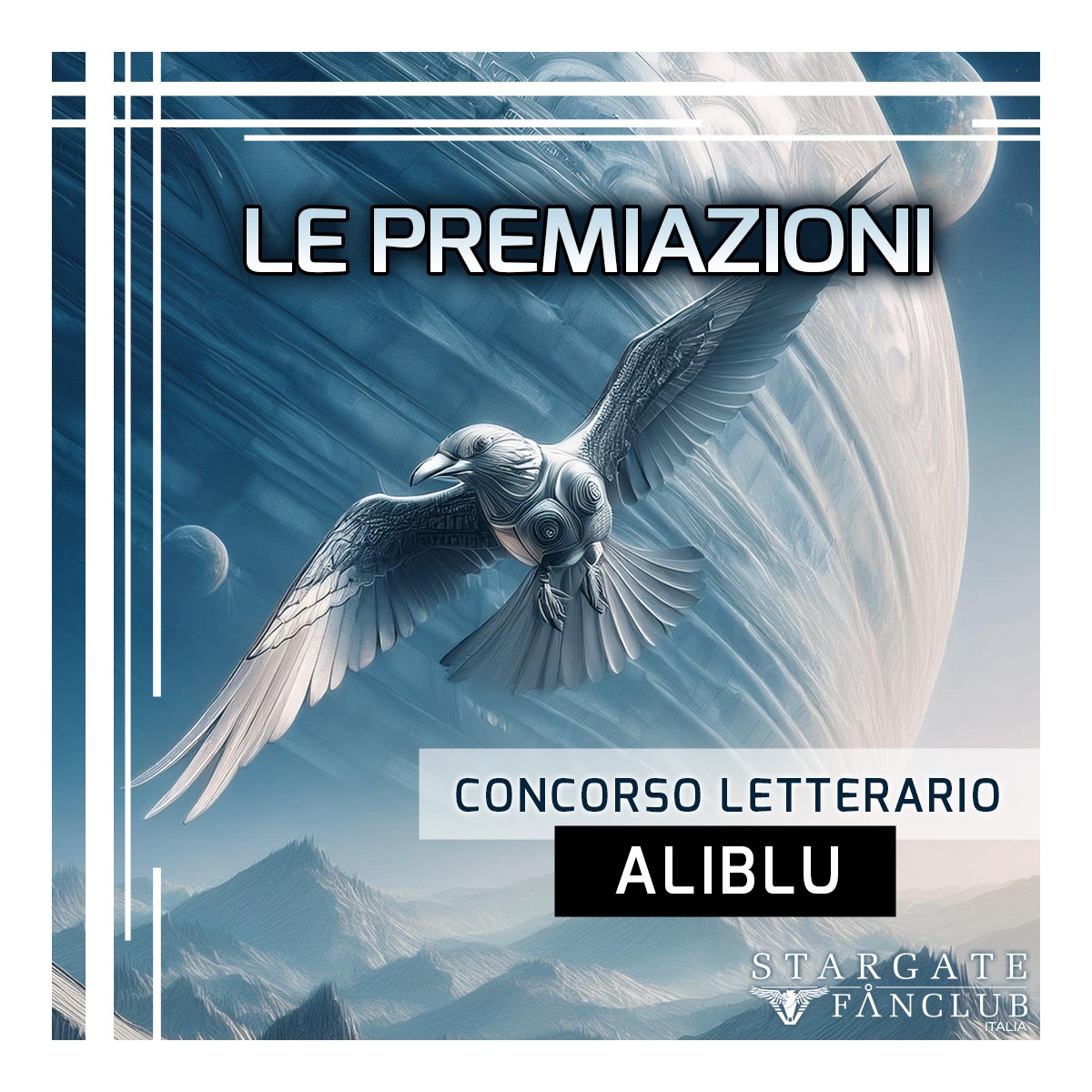 Sabato 17/1/2026 alle 21:00 si sono tenute le premiazioni del Concorso Letterario Aliblu, durante la nostra convention #SFU2026: stargatefanclub.it/?p=857

#concorsoletterario #fantascienza #scifi #Aliblu #raccontibrevi #premiazioni #StargateFanclubItalia