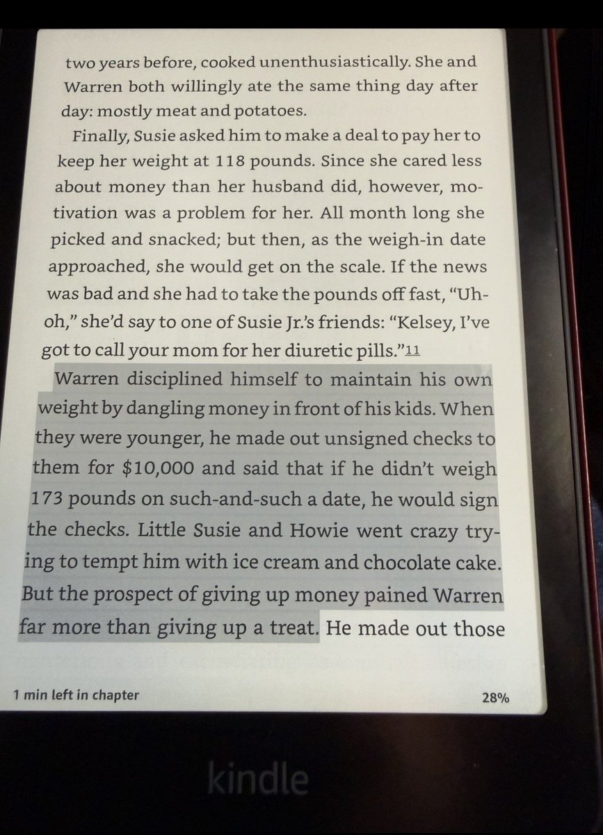 FoundersPodcast's tweet image. How Warren Buffett stopped himself from getting fat: