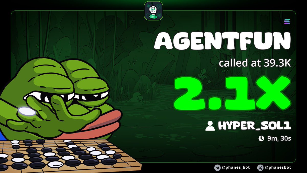 Sol_hyper1's tweet image. 2X up from  my call $AGENTFUN
TG frens always eating good 🔥🔥
#uzaksehir #sstvi #SolanaMemeCoin