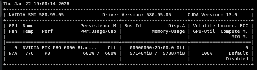 TensorTemplar's tweet photo. Ok got flux2 dev down from ~60s avg to ~40s avg, on the bfloat16 checkpoint. Mistral upsampling adds 25-30s. 

Not getting any faster without handwritten kernels and a bit of a rewrite (e.g. gqa, rmsnorm vs. layernorm etc.)

Changes:
- Sampler had unnecessary cpu sync ~5s shaved off by removing it
- `scatter_ids` had very interesting time dims, not needed for image2image
- ALLOW_TF32=true
-TORCHINDUCTOR_CONFIG=triton.tile_reductions=True

Never seen software power capping before, wonder if this happens on adult blackwells too? I should stop cooling it this well.