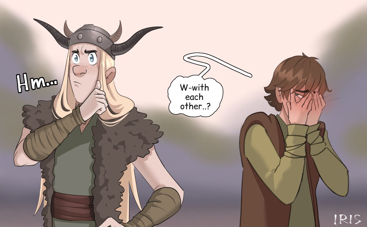 I see you like Tuffnut/Hiccup.
Then this is for you~ 🎁
(Old arts)
#art #comic #howtotrainyourdragon #How_to_Train_Your_Dragon #Dreamworks