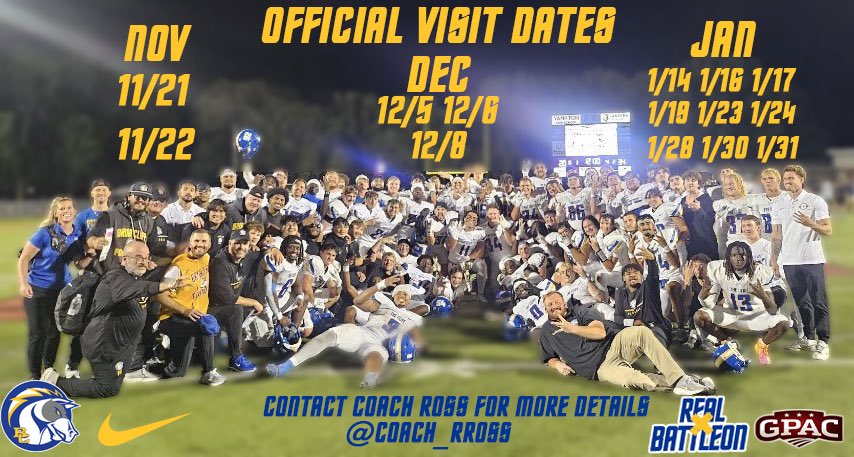 Dasius7's tweet photo. Excited to be down in Sioux City on the 31st, thank you to @CoachSayreBCU and @BriarCliffFB #AGTG https://t.co/Dw0Srpp7lR