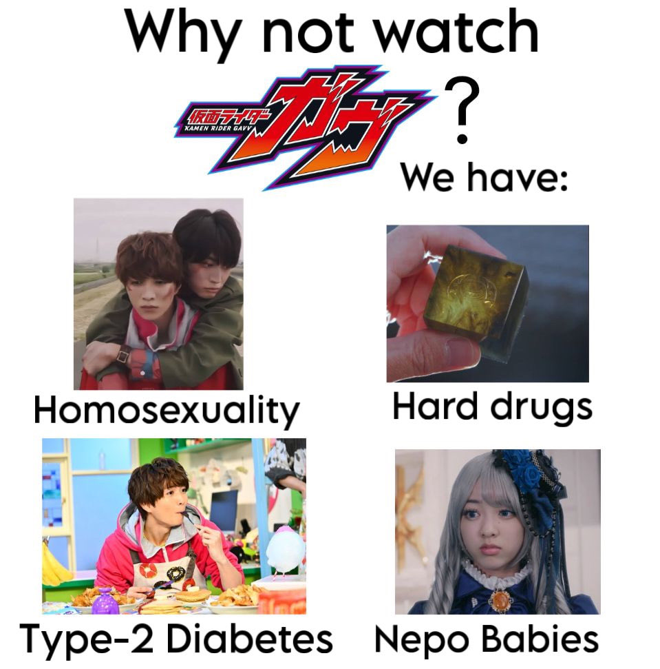 YokaiRiderVT's tweet image. WHY NOT WATCH KAMEN RIDER GAVV⁉️
