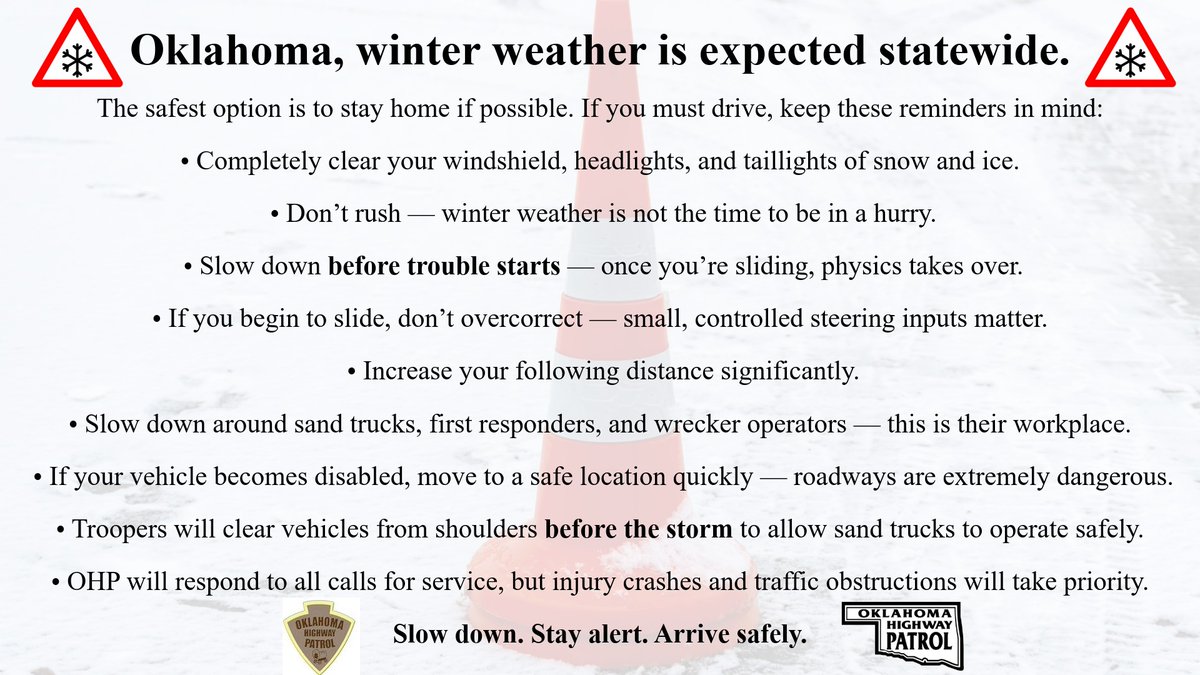 OK Highway Patrol/DPS tweet media