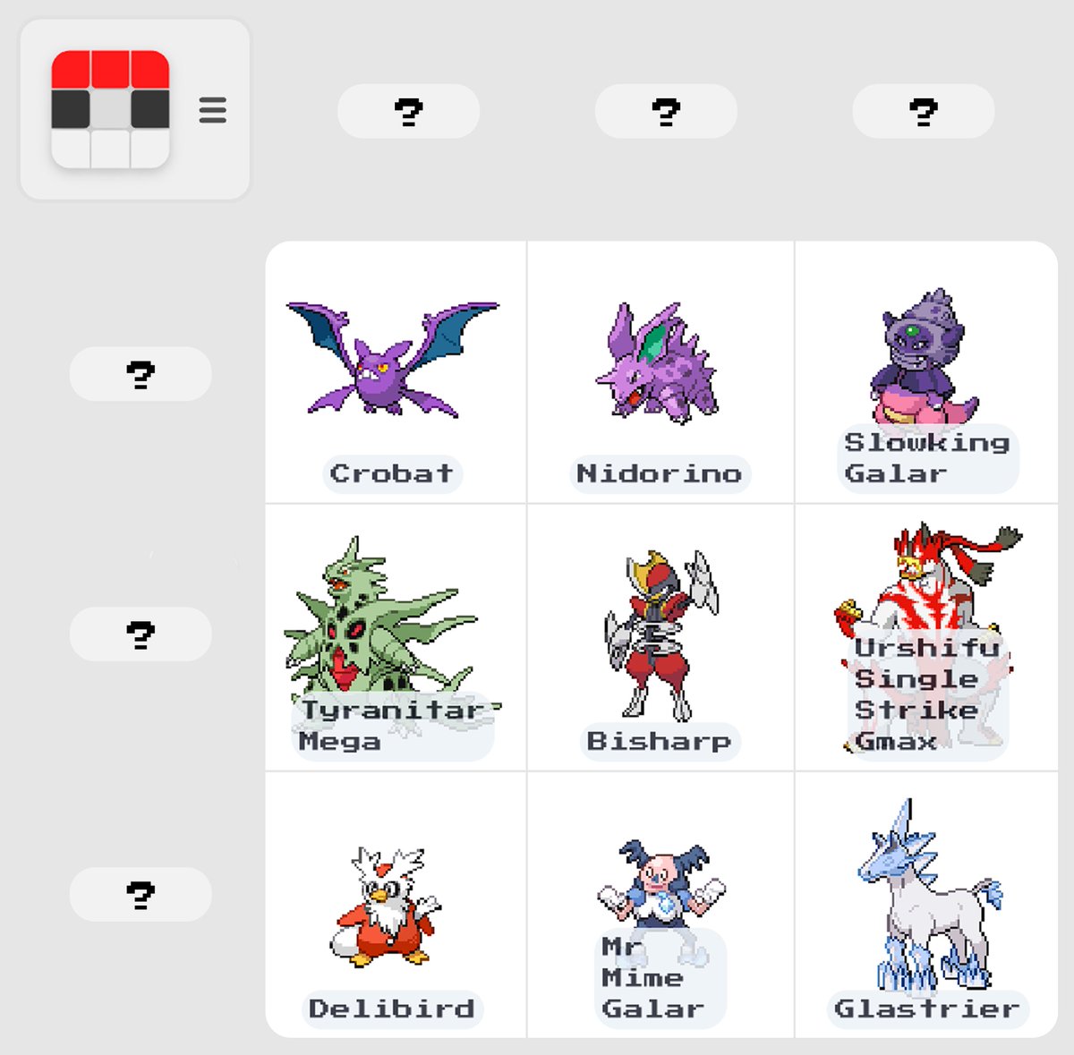 PokeDoku tweet media