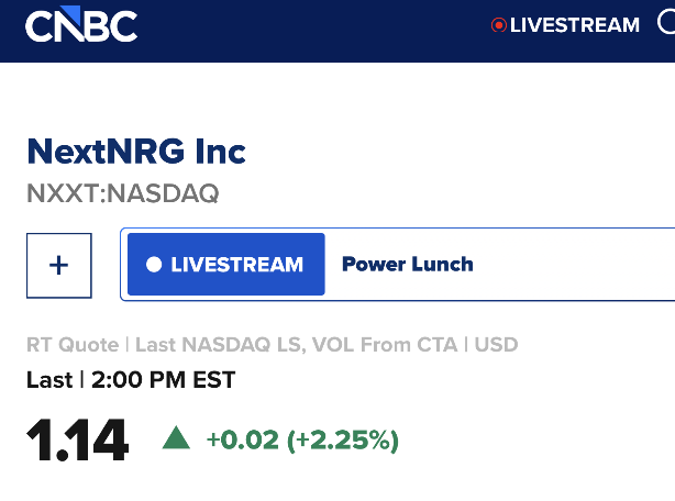 jaymarkponan's tweet photo. THIS IS HOW MOVES EXTEND

NextNRG Inc. (NXXT) continues to trade strong near $1.14

Zoom out:
52W range: $0.93 – $4.34
Current price still far below highs
Beta -0.57 (not moving with the market)

Independent setups like this can catch attention fast. 
Is this early? https://t.co/AfHcsvx6tV