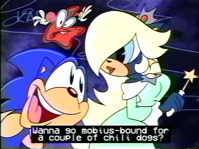 CountessKaro's tweet image. "Starcrossed Sonic" (Adventures of Sonic the Hedgehog, 1993)