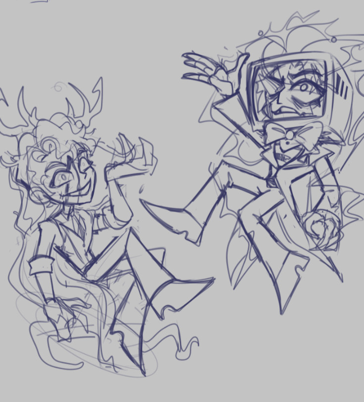 Some more charm ideas maybe... uwu 

#AlastorHazbinHotel #voxhazbinhotel