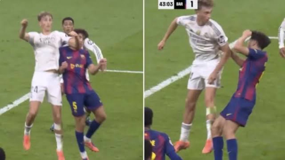 me parece graciosísimo que para los seguidores de cierto equipo lo de kika sea una roja de manual pero esto no sea ni un roce porque es algo normal, natural y habría sido un atraco a mano armada que pitaran falta siquiera