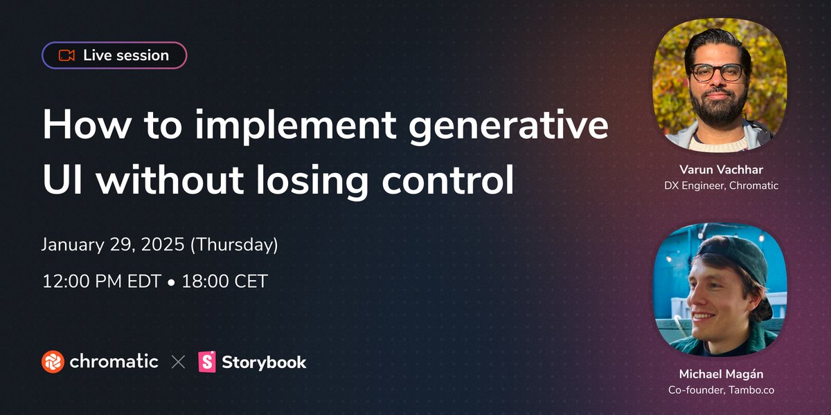 Chromatic tweet media