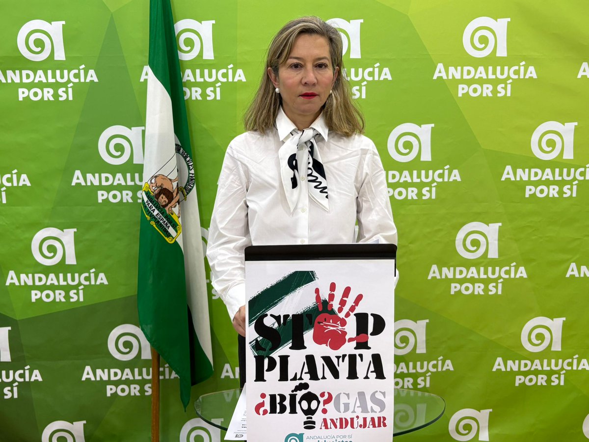 Hemos PARALIZADO planta de biogás en Andújar gracias a las actuaciones registradas por los andalucistas- 
📹 youtu.be/x1RHQNCDEII Encarna Camacho explica qué hemos hecho:
✔️ El pueblo no la quiere
✔️ Expediente bloqueado
✔️ Plazos caducados
#StopbiogasAndújar #Andalucistas