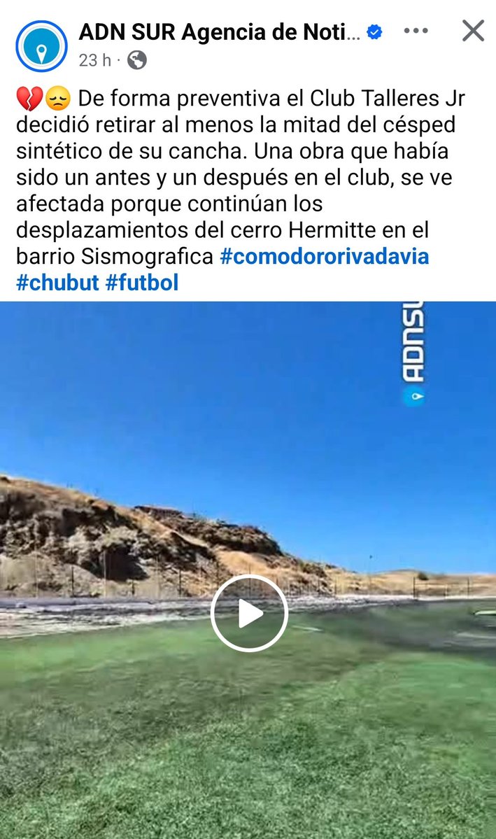implacableCR2's tweet image. 🌴🤘

Más MUFA no puede ser este tipo.

Inauguró el césped sintético en la cancha de Talleres y ahora lo tienen que levantar todo porque se les viene el cerro encima.

Y no solo MUFA, si no también negligente. Otra cosa pagada por el pueblo para su campaña y que ya no sirve más.