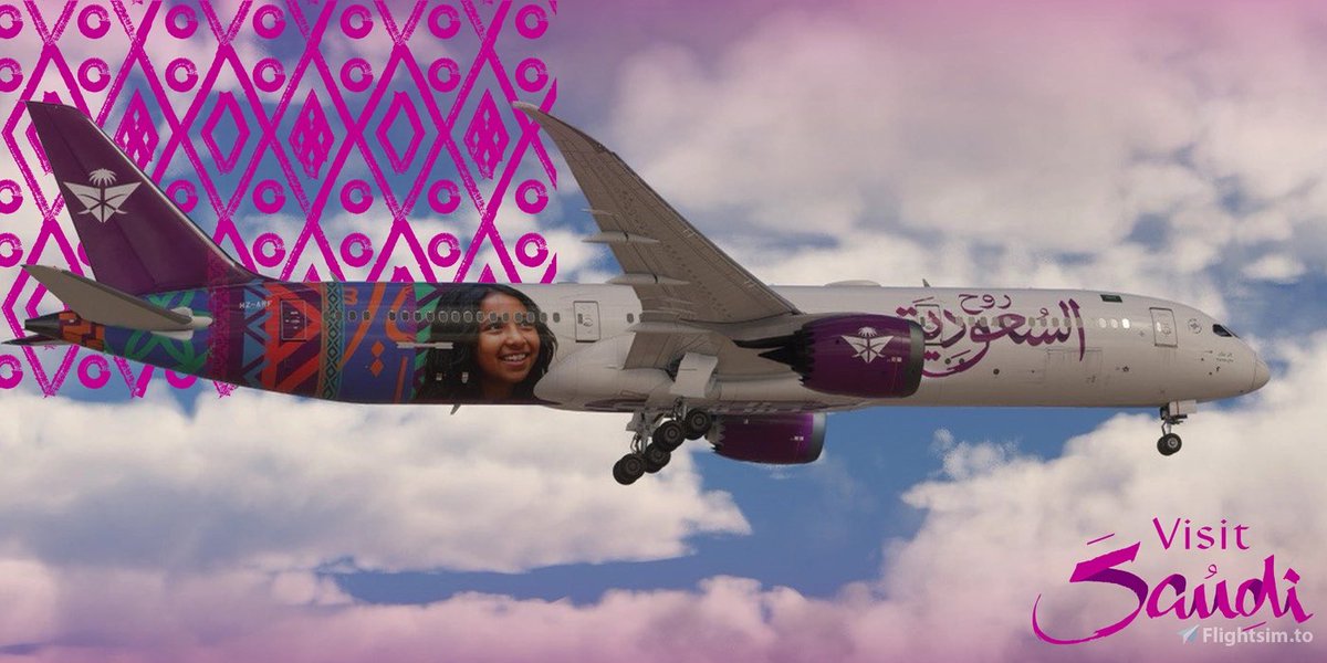 تعتزم هذه الطائرة القيام برحلة مباشرة من الدمام إلى بكين غدا الجمعة الساعة 05:50 صباحًا ✈️

عاد لحسن الحظ اني ألقى طائرة بكسوة استثنائية جديدة تقوم برحلة دولية من وإلى الدمام خصوصا أن الكسوة تروج للسياحة في السعودية 👍