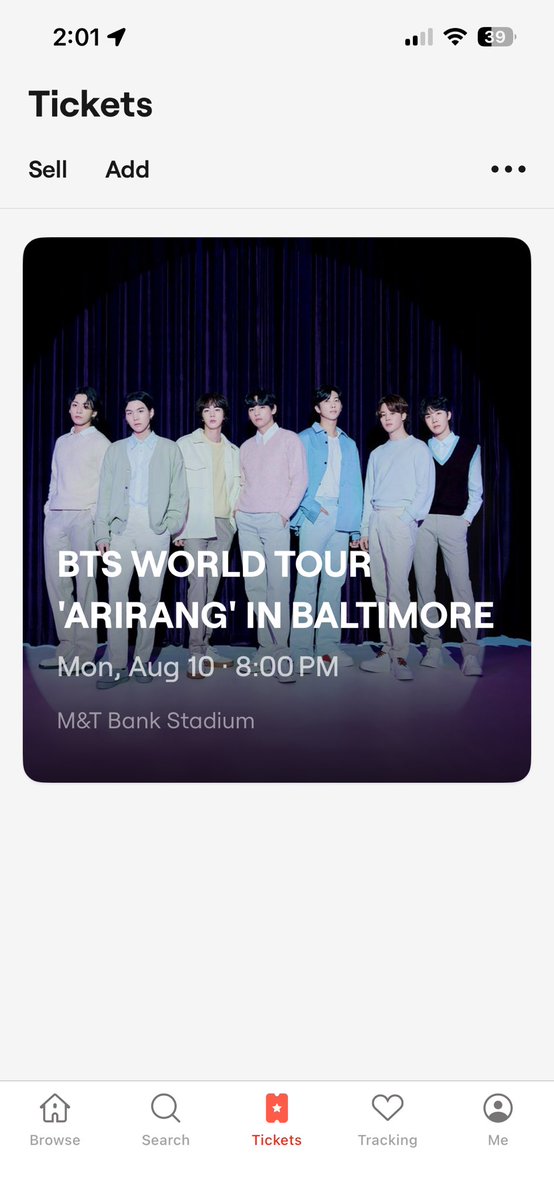 amiandpm's tweet image. seatgeek had me waiting 40+ min. but i can finally move on from my MOTS tour heartbreak 🥹