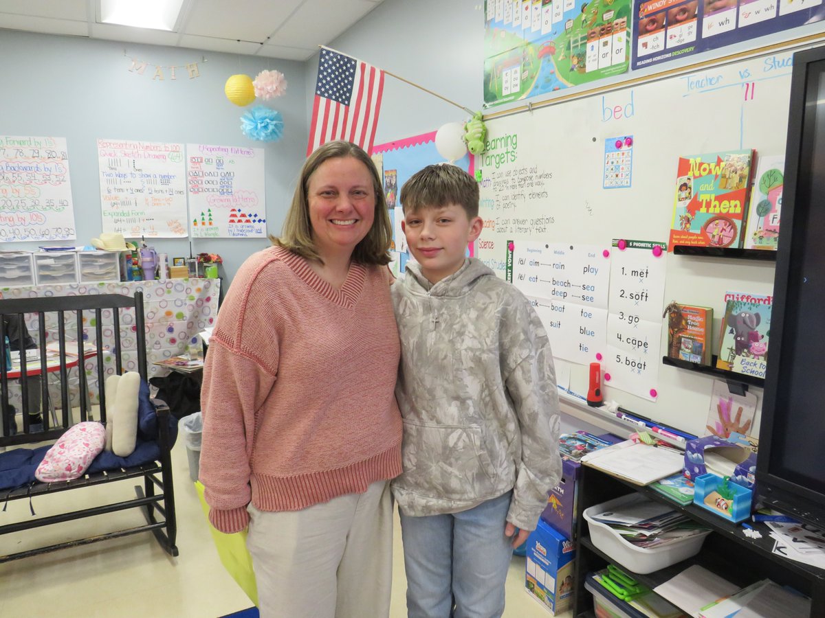 Future teachers in the building.  Today we had several students from <a href="/brmstigers/">Blue Ridge Middle School</a>  job shadow their former teachers at Tigerville.   We were excited to have them spend the day and see the job of a teacher.
#WeareTigerville
#tigervillestrong
#ridgenation