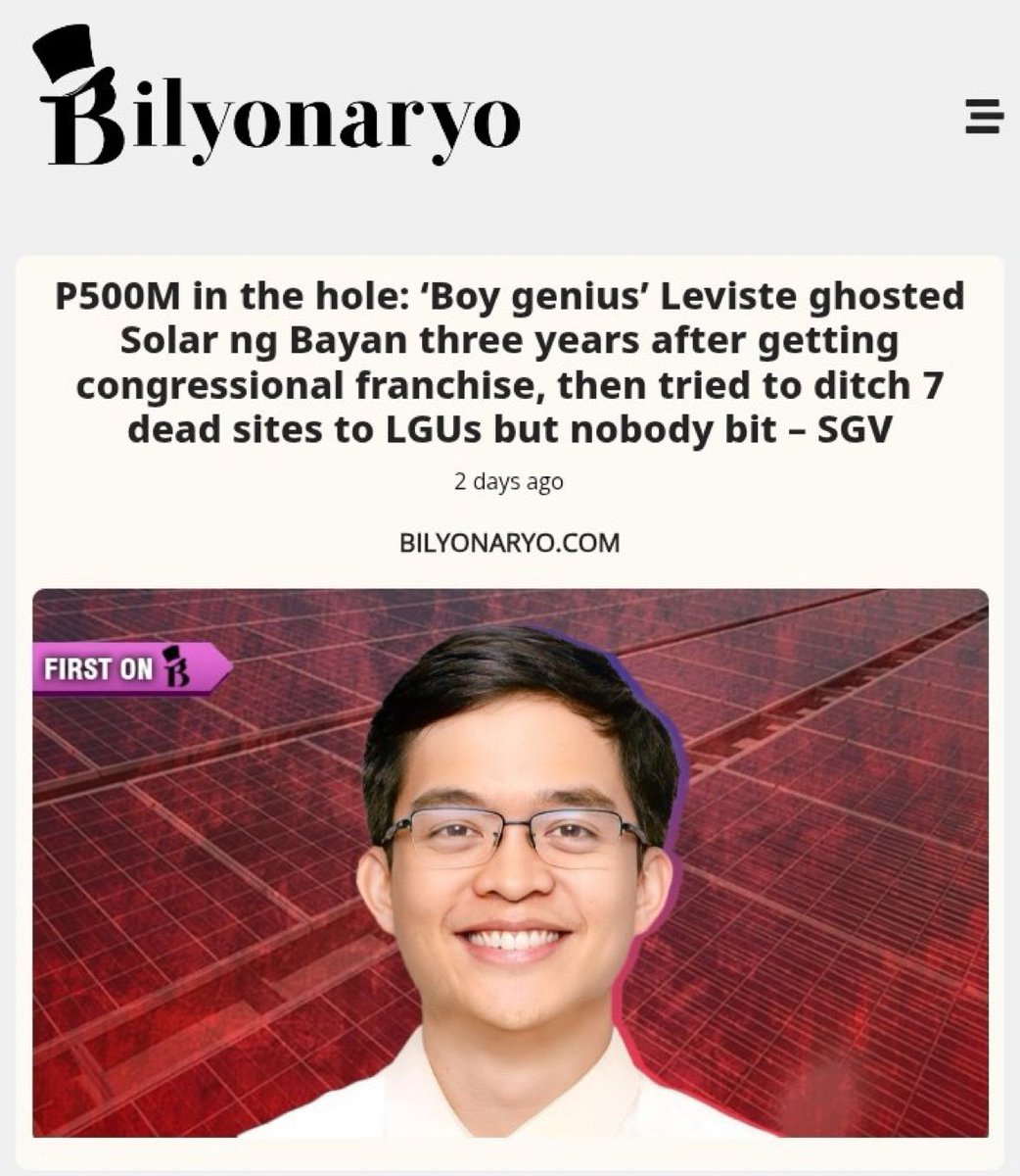 anakmartiallaw's tweet image. Leviste is a lesson on how PR spin works. Initially I thought he was really a “boy genius,” a possible Vico Sotto. Turns out he’s just another conman- The white collar variety that’s just better dressed than the local budol gang member.

Kawawang Pilipinas!
