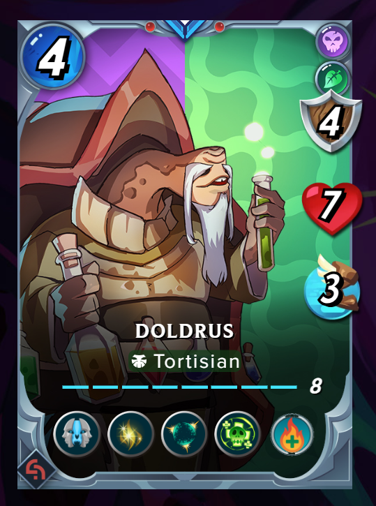 TheSPSDAO's tweet photo. Hello, it me Doldrus. 

I drank too many potion and turned into a Tortisian. 

I'm still a good promo card though.

Please get some SPS ready so you can get me in the Escalation miniset presale.

I promise I'll be good and only drink 3 potions a day so I'm always there when you need me!