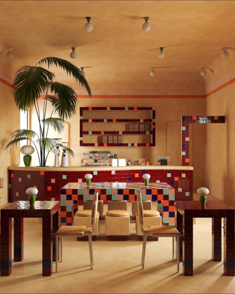 endetail_llc's tweet image. This new cafe in Puerto Cancún feels closer to an art gallery than your average coffee shop.

Cafe Roja makes a bold, stunning first impression when you walk through their doors.

Learn about Cafe Roja’s design at thespaces.com/as-cancun-rein….

#puertocancun #cafedesign