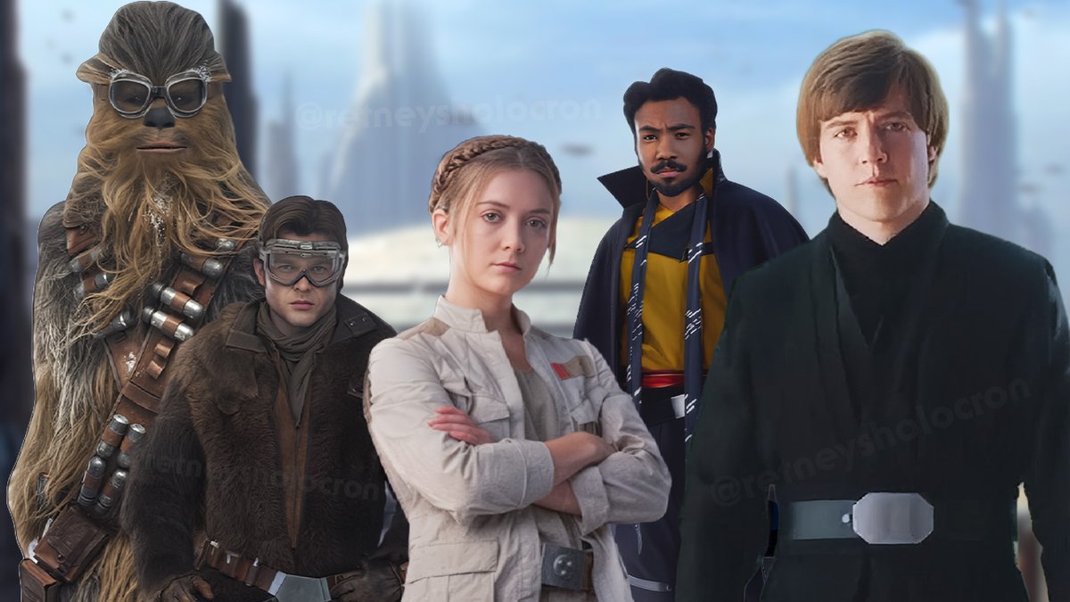 What it could look like if Lucasfilm reunited the legacy heroes, using the actors they've already recast for the roles in the past. 
(Billie Lourde played Leia in the TROS flashback)