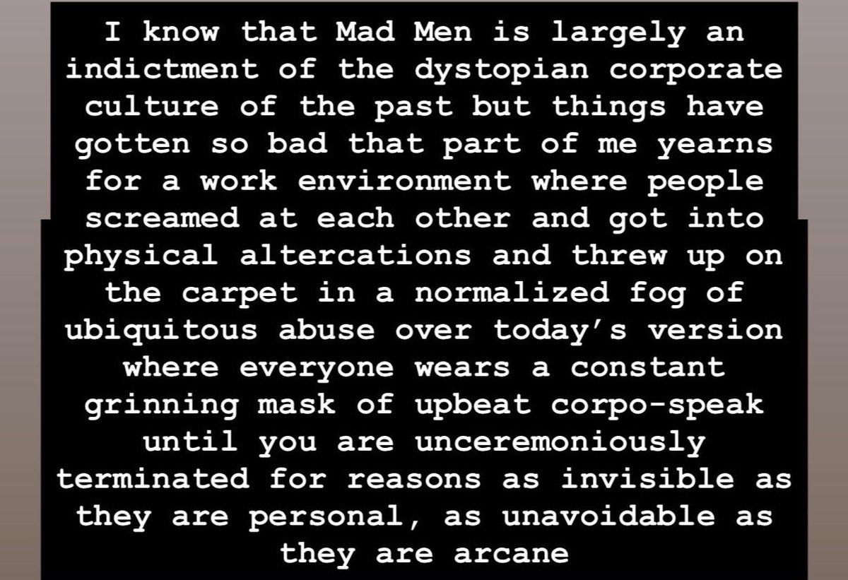 vodkasodablood's tweet photo. Mad Men is A Show of All Time https://t.co/9rcnT3J2jU