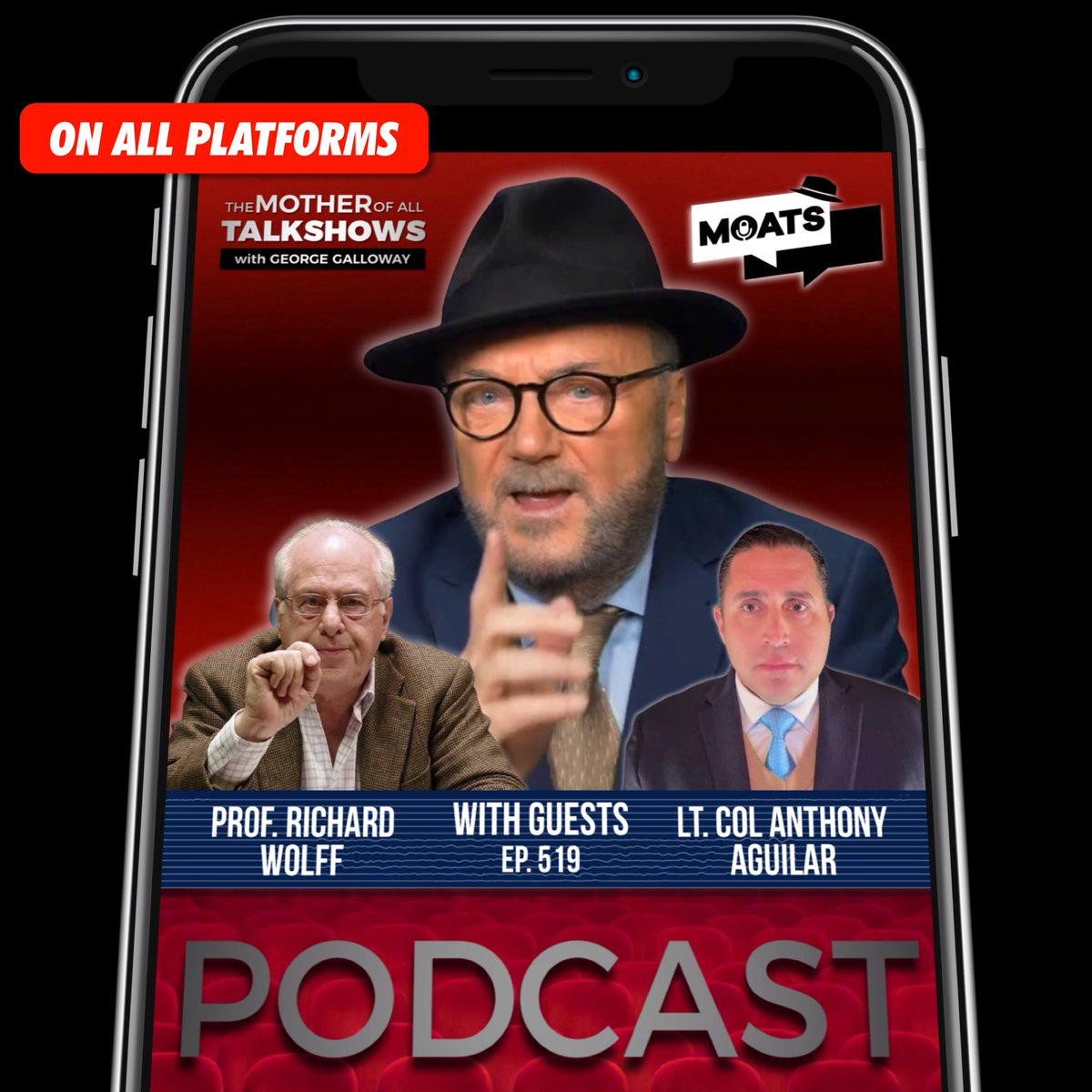 ⭕️ NEW PODCAST 🎙️ #MOATS
🚨 ALL PLATFORMS NOW

519 - TRUMPLAND | It’s a matter of time | Deadline Davos | RIP Old World Order | Terrible beauty is born

▫️ with guests: @ProfWolff and Lt. Col Anthony Aguilar <a href="/AnthonyAgu88102/">Anthony Aguilar</a> 

🎧 podbean.com/ep/pb-drwzx-1a… 

📌 #Trump #Gaza #G7