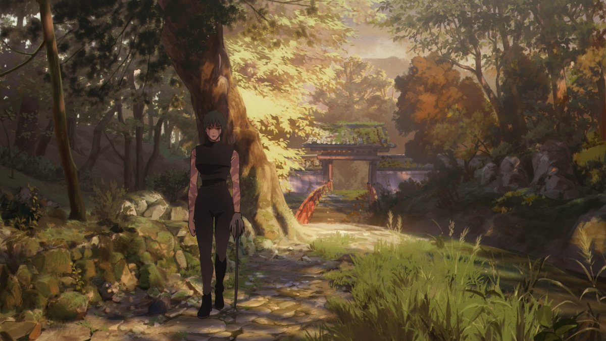 shadowarlok's tweet image. Eu amei o detalhe que a Maki conseguiu eliminar o clã Zenin antes mesmo de anoitecer