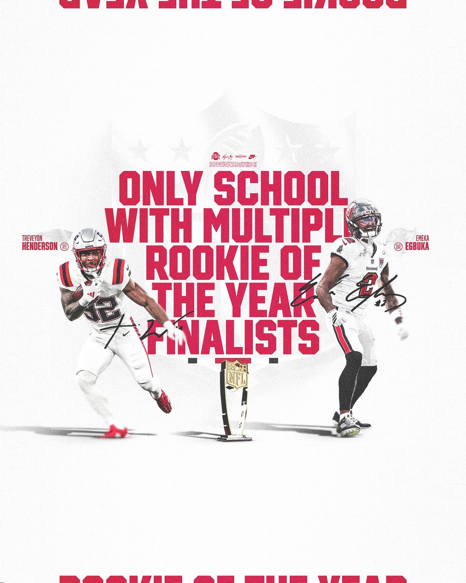 OhioStateFB's tweet image. 𝐎𝐧𝐥𝐲 school with multiple 𝐑𝐨𝐨𝐤𝐢𝐞 𝐨𝐟 𝐭𝐡𝐞 𝐘𝐞𝐚𝐫 Finalists ⭐️ 
     
#DevelopedHere 🌰