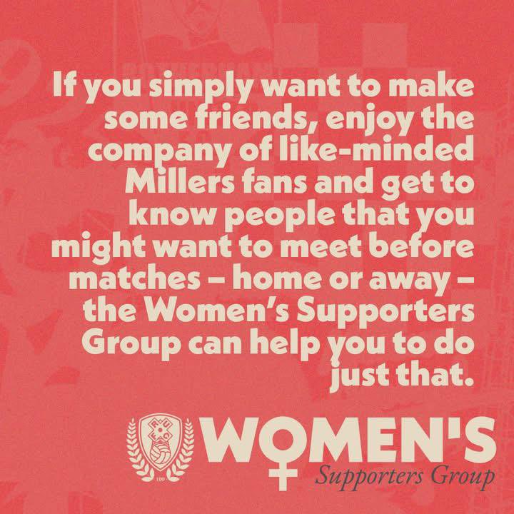 RUFCWSG's tweet photo. 📣 Hello 👋 We’re excited to launch the Rotherham United Women’s Supporters Group official X page♀️⚽. 

The group is here to help make matchdays more welcoming, inclusive &amp; enjoyable for female Millers fans — Follow for updates &amp; how to get involved 👋  #RUFC #RUFCWSG ⚽. https://t.co/cvBoxvPLag