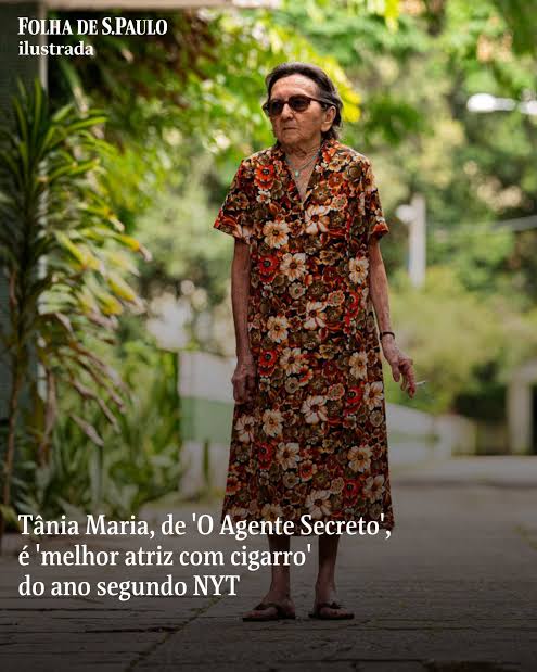 andregabeh's tweet photo. Eu nem sabia que existia a categoria MELHOR SELEÇÃO DE ELENCO, mas acho que incluíram O AGENTE SECRETO nela só pra honrarem com um Oscar a pessoa que escolheu Dona Tania Maria como atriz do filme. https://t.co/yopA3IvTcy