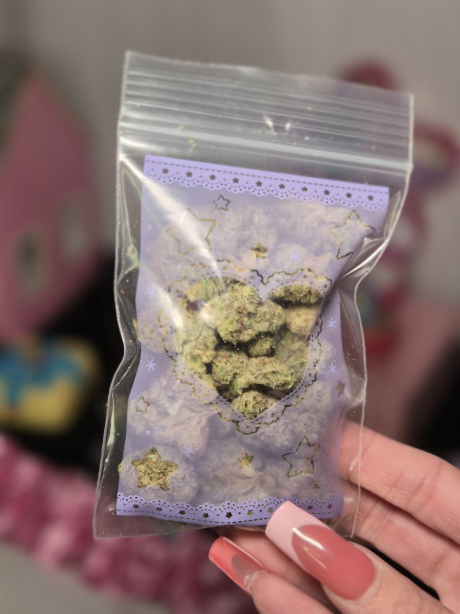 THCyal8tr's tweet photo. bring back cute weed bags 2026 https://t.co/icbveXMAWb