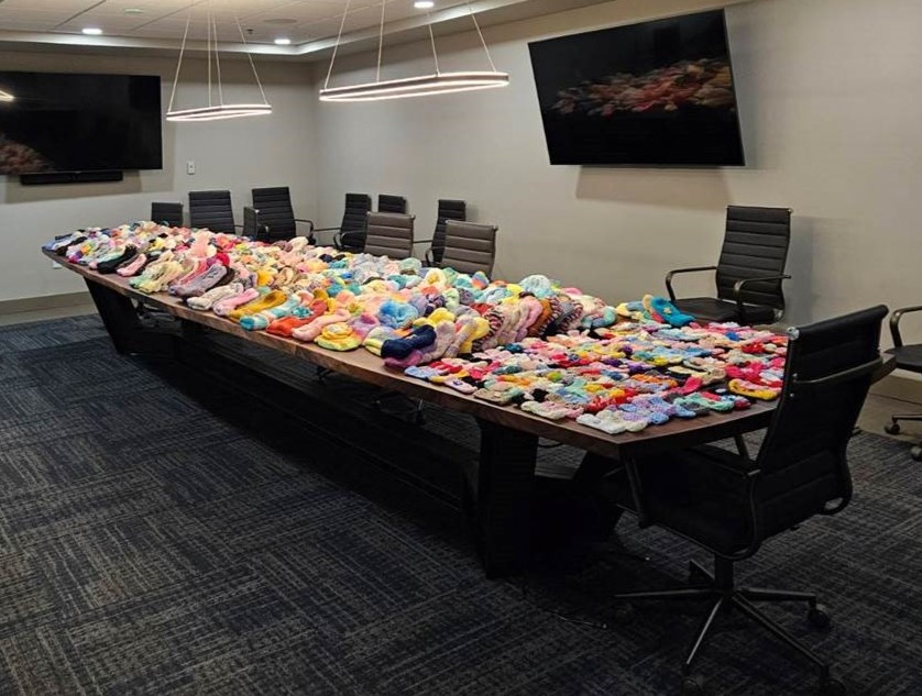 In December, our Accounting Manager, Sarah, made 440 hats to be distributed to various charities around Wichita, KS. 

Check out your local charities/non-profits to see how you can give back in your community! 

Learn more about Sarah:  hampeloil.com/about-us/hampe…