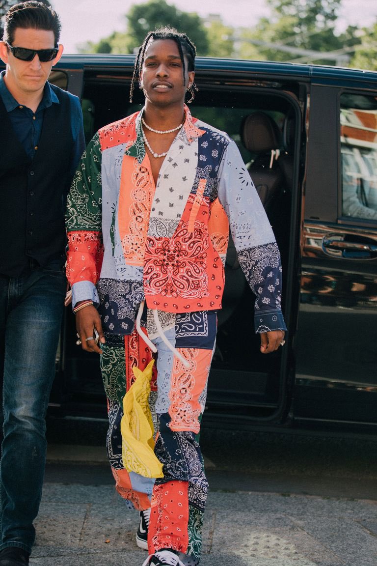 MoistBoy64's tweet photo. @ikilledabel @Kameron_Hay they never shared an aesthetic, Rocky's always been more high fashion n relaxed. Trav was always raging out in streetwear. The only thing was the braids 😭 https://t.co/2eE6HU5h8U